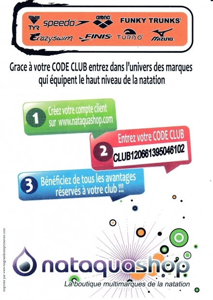 Compte NataquaShop & Code Club - MARTIGUES NATATION