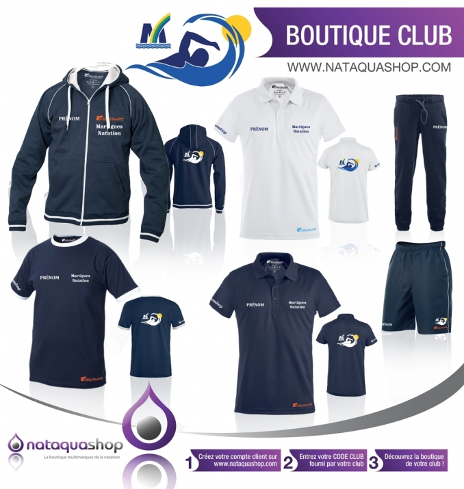 Equipement Club - disponible chez NataquaShop - MARTIGUES NATATION